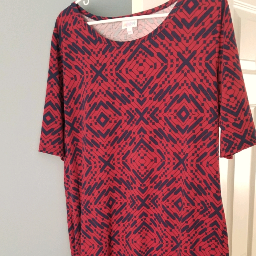 LulaRoe Julia fitted dress Medium